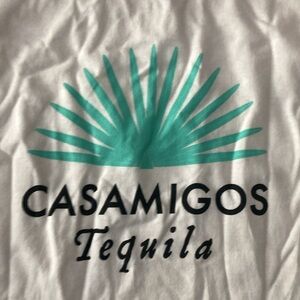 Casa Amigos tequila size medium white tee shirt never worn brand new